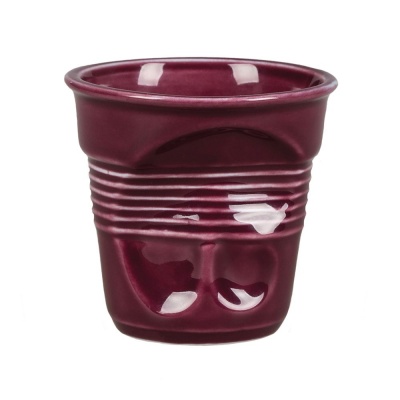 Чашка для каппучино Barista "мятая" V=225мл фиолетовая, h=8,5см Арт.81223258