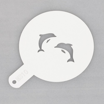 Трафарет пластиковый "Дельфины", d=11см, P.L. Proff Cuisine Ар.81270048	